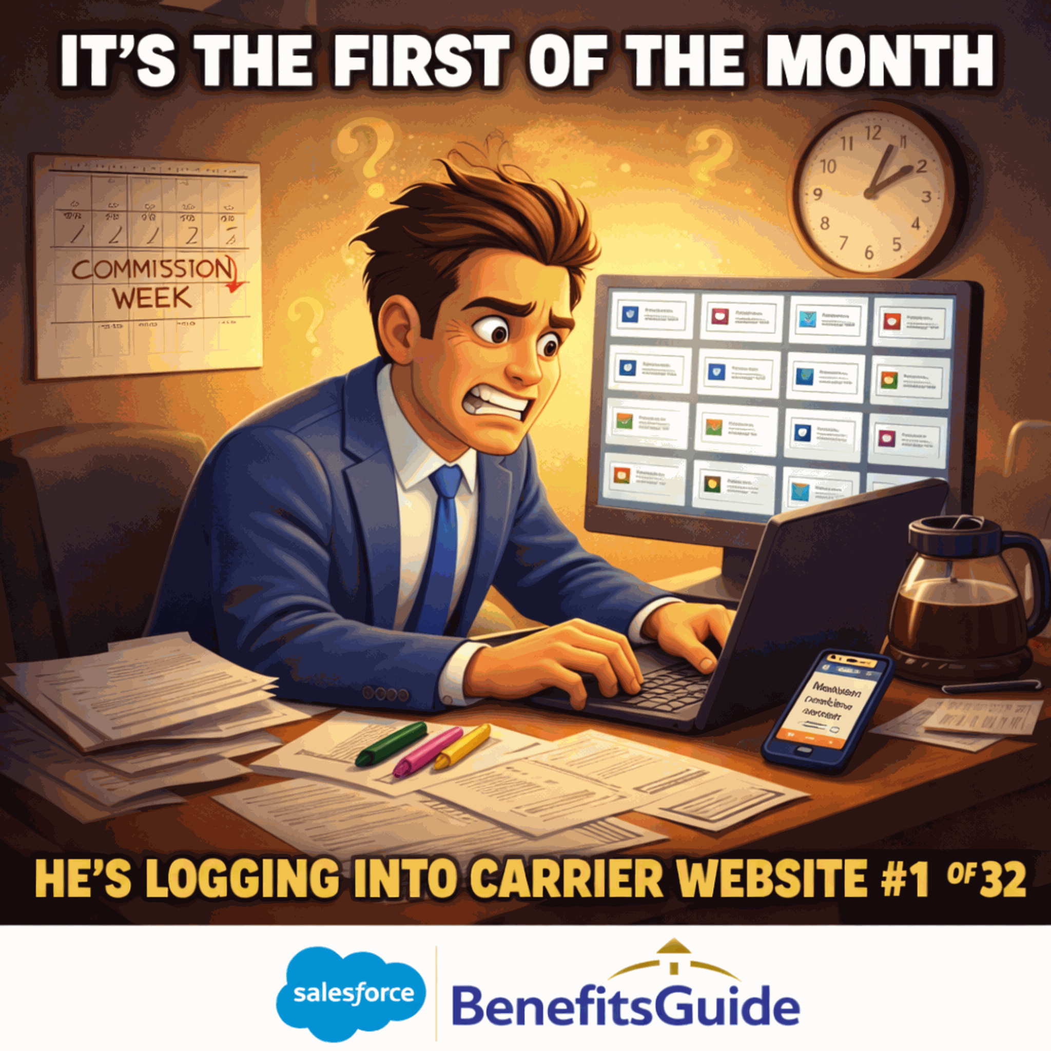 BenefitsGuide Commission Dashboard and Split Rules