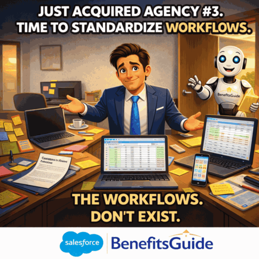 BenefitsGuide project management with milestones and automated checklist items